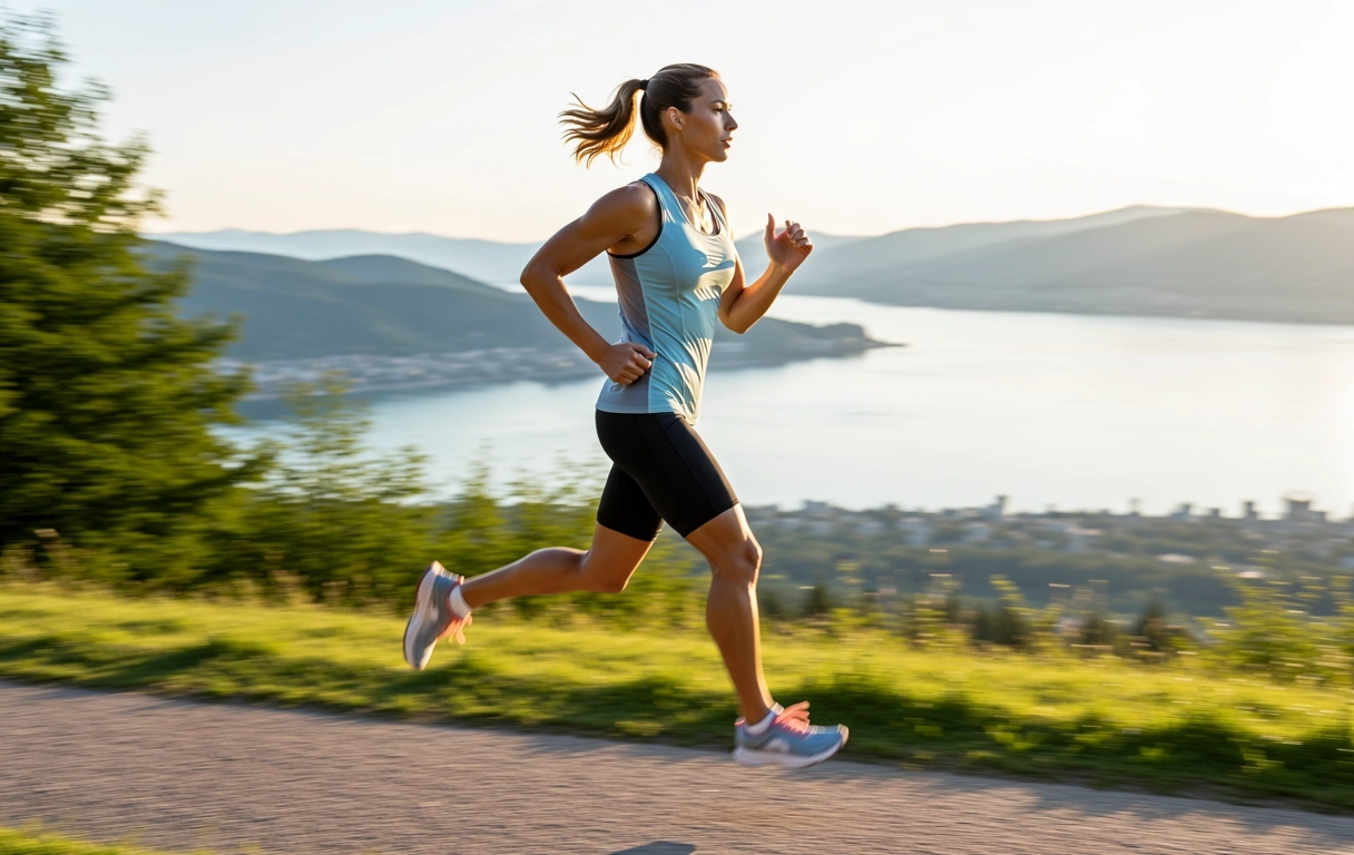 Joggen in der Schweizer Natur