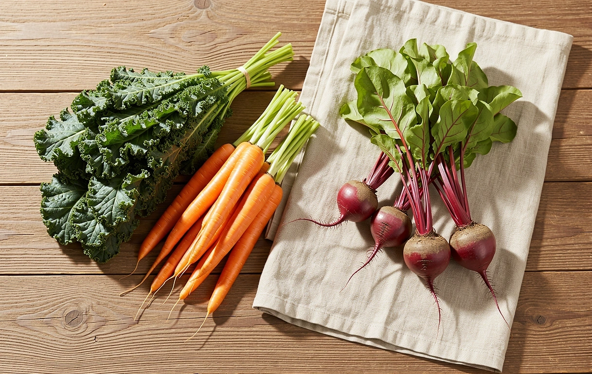 Frisches Gemüse und gesunde Ernährung