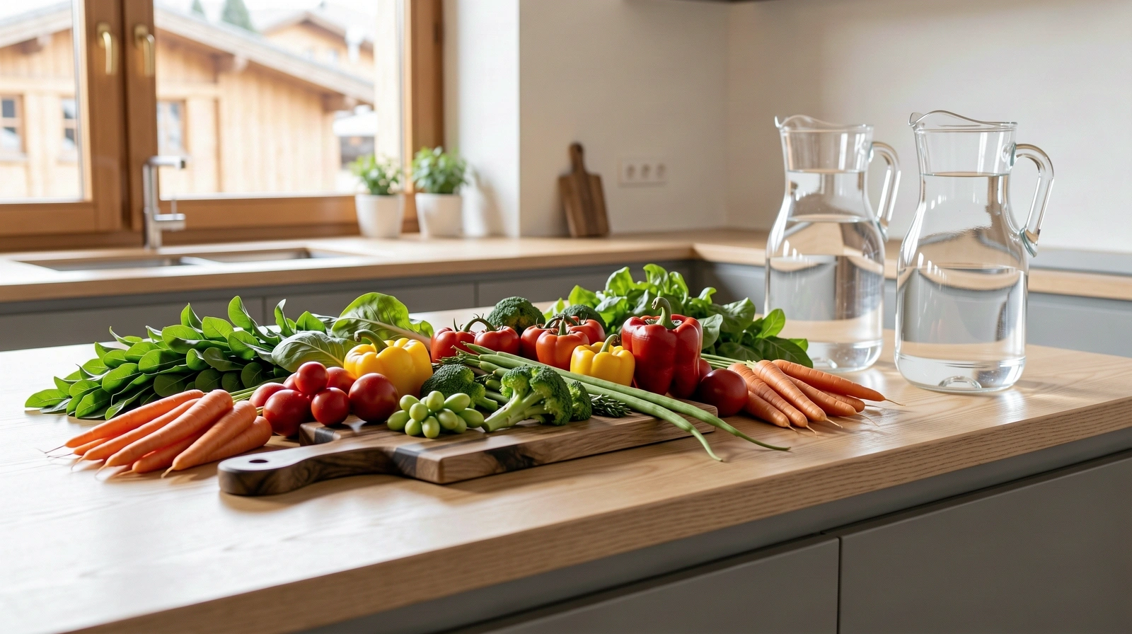 Frische Zutaten für eine ausgewogene Ernährung bei VitalWelt